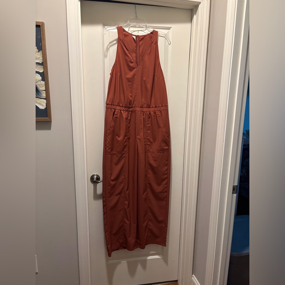 Old Navy Rust Sleeveless Jumpsuit